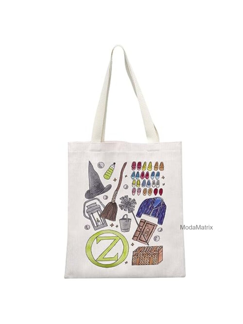 MEIKIUP Witch Musical Inspired Canvas Tote Bag Theater Fans Gift